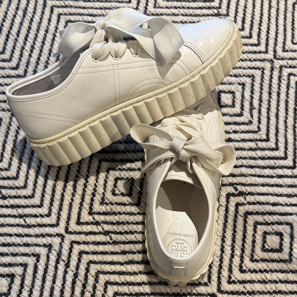 Tory Burch Cream Women's Sneakers